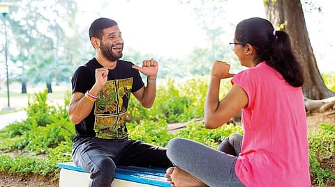 ‘There’s a laughter centre in the brain that generates laughter when you hear it,' says Naser. 'It’s naturally contagious’ 