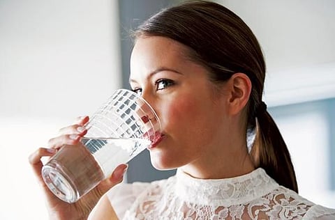 Start the day with a glass of lemon water. 