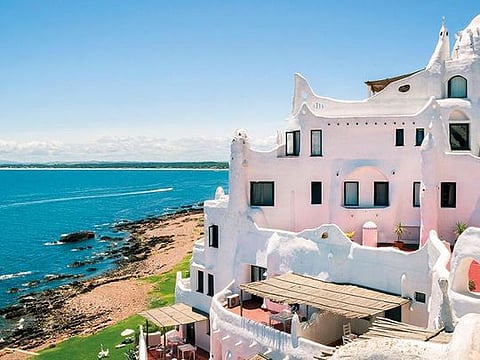 Punta Ballena, a resort city on the coast of Río de la Plata 