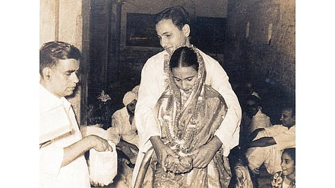 One from the album... Asha  and Dr Raj Kumar Anand on their wedding day 