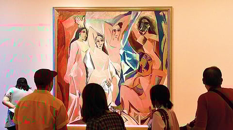 Picasso's masterpiece Les Demoiselles d’Avignon is clearly inspired by the Iberian heads 