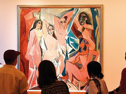 Picasso's masterpiece Les Demoiselles d’Avignon is clearly inspired by the Iberian heads 