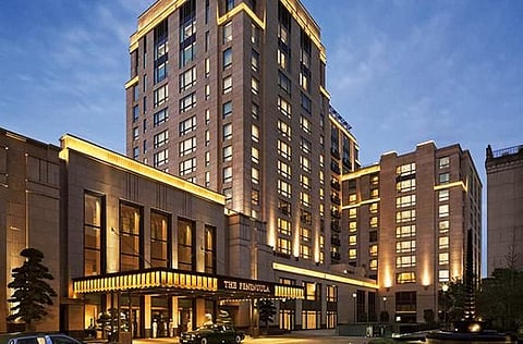 The Peninsula Hotel, Chicago, USA. 