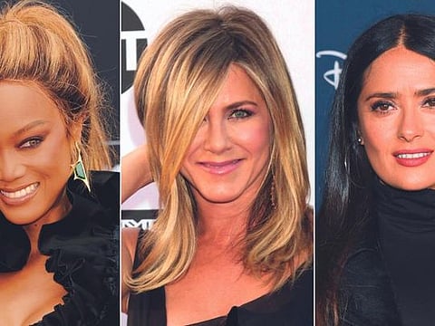 Tyra Banks, Jennifer Aniston and Salma Hayek are among the midlife women posting #nomakeup selfies on their feeds over the past couple of years 