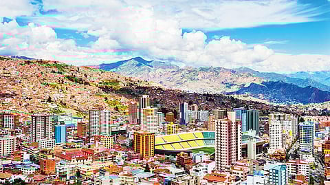 La Paz has the highest elevation among the world's capital cities 