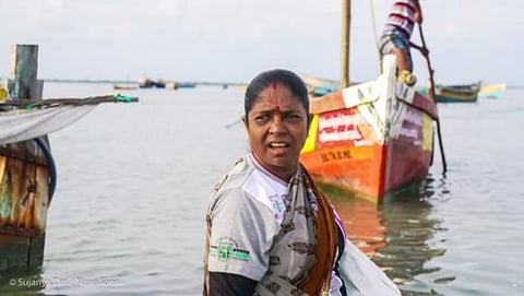 SEAWEED COLLECTOR LAXMI MOORTHY 