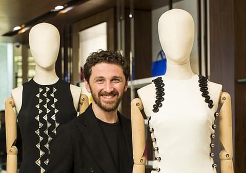 Fashion designer David Koma in Dubai in April 2017. 