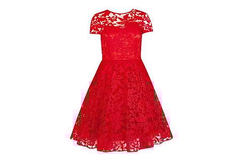 Dress: Dh1,565, Ted Baker. 