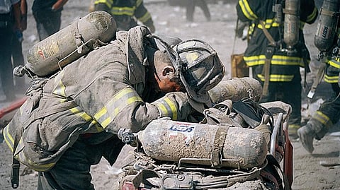 Photographing the events of September 11, 2001, “was the most consequential day of my life,” says Ron 