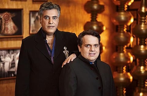 Sandeep Khosla (right) says he and Abu Jani have their differences but that’s what makes their creative partnership work. 
