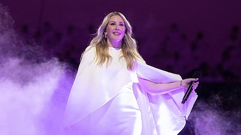 Ellie Goulding performed her critically acclaimed 2012 hit 'Anything Could Happen' 