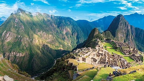 The sacred pilgrimage site of Machu Picchu 