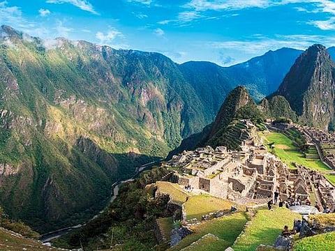 The sacred pilgrimage site of Machu Picchu 