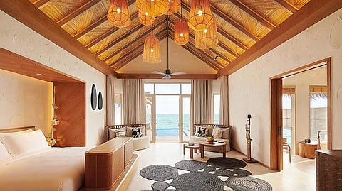 The resort has 120 luxury villas 