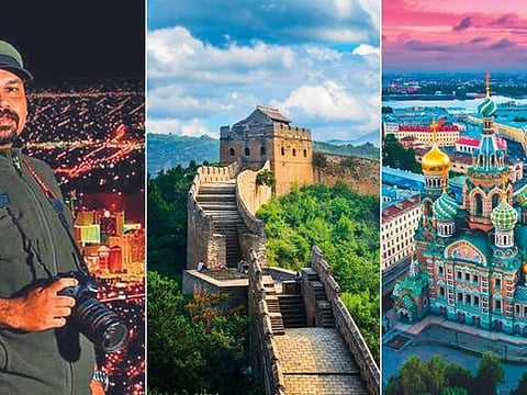 Santhosh is convinced that a passion for travel runs in his genes 