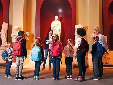 One way to engage kids in a museum is to turn the experience into a game 
