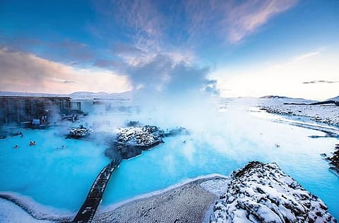 Swim in the giant bathtub of Blue Lagoon. 