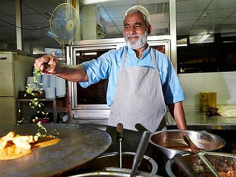 The kitchen of the famous restaurant.  
