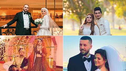 While it may have created many challenges, the pandemic may have also made the weddings of these couples even more special 