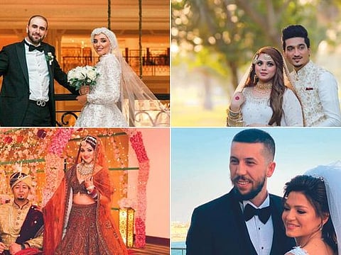 While it may have created many challenges, the pandemic may have also made the weddings of these couples even more special 