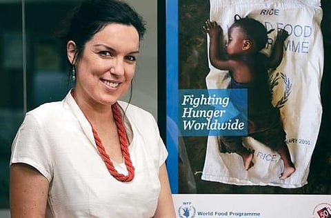 Elise Bijon, Partnerships and Business Development Manager, Middle East and North Africa, Eastern Europe and Central Asia, of the United Nations’ World Food Programme. 