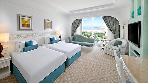 The resort at Jumeirah Beach has beefed up hygiene protocols to battle Covid-19 