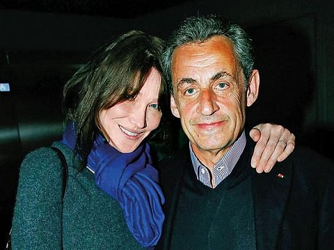 The couple are both in promotional mode: the former French president is flogging the book written in their ‘family home’ on the Cote d’Azur; Carla is talking up her new, self-titled album 