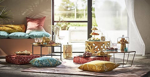 In collaboration with Levantine designer Nada Debs, IKEA's 2020 Ramadan collection celebrates geometric Middle Eastern aesthetics combined with simplified Scandinavian style