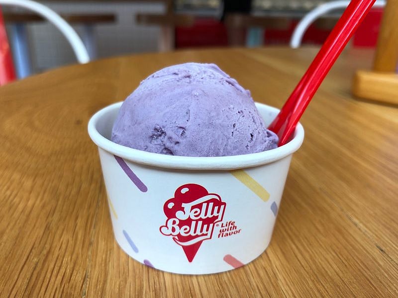 Ube ice cream flavour 