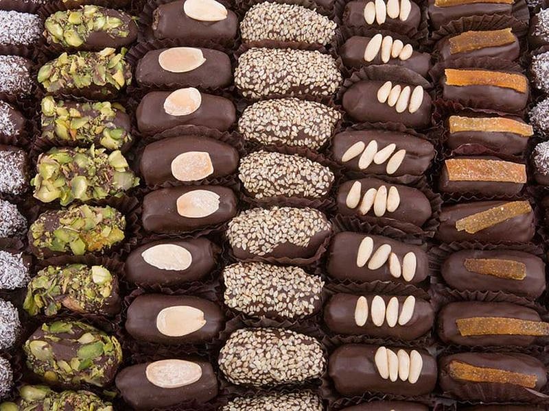 Dates, chocolates