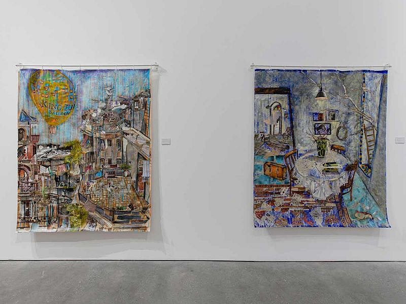 'Beyond the Seas there is a City’ by Iranian artist Parinaz Eleish Gharagozlou.  