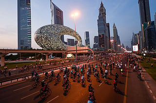 Sheikh Zayed Road turns into a cyclists’ paradise for Dubai Ride 2025