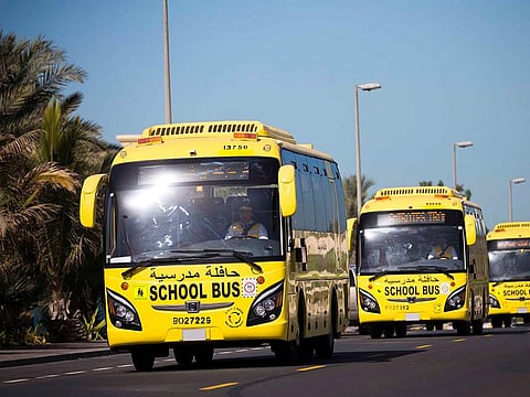 Sharjah school bus emergency? One button can alert police instantly