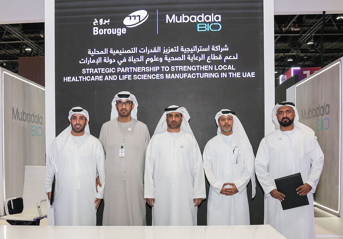 Ubabala Borouge, Mubadala Bio join forces to boost UAE’s healthcare manufacturing