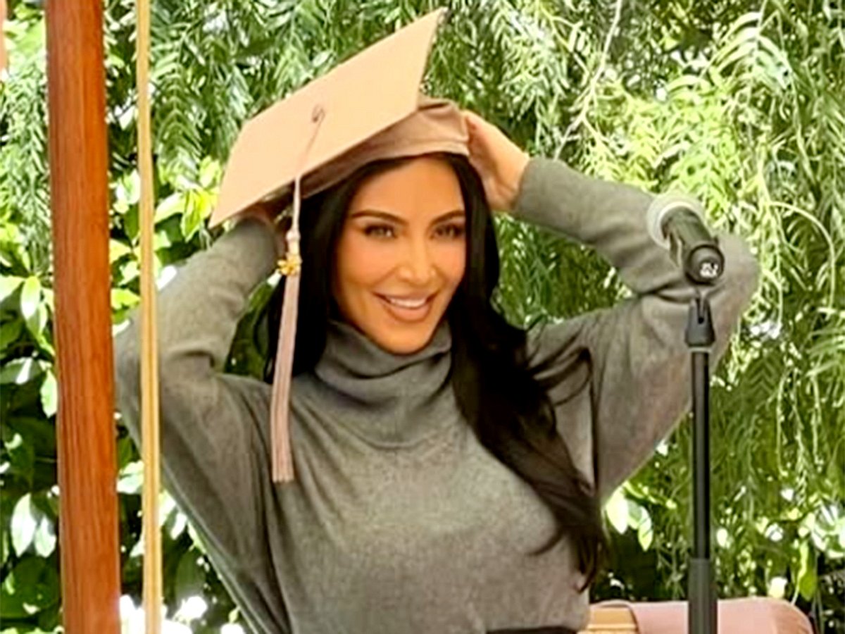 Kim Kardashian Graduates Law School Celebrates Milestone With Family