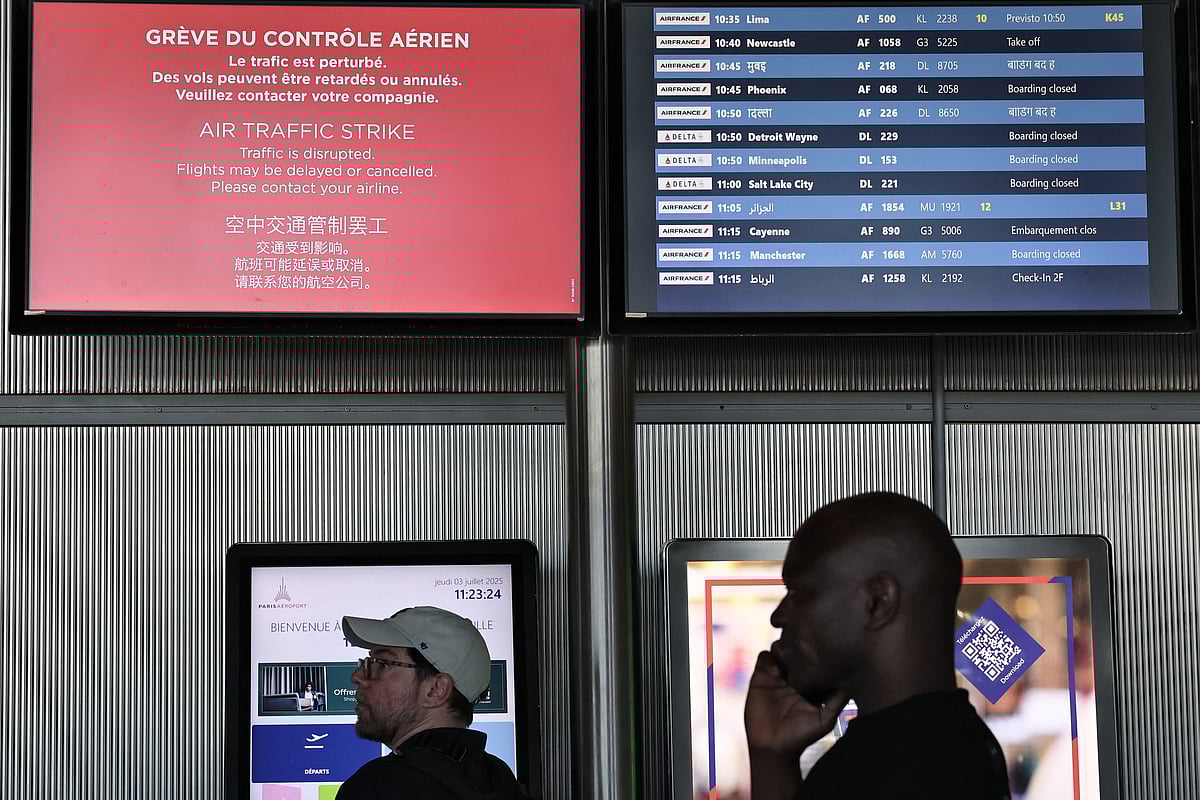 Several flights cancelled as French air traffic controllers' strike