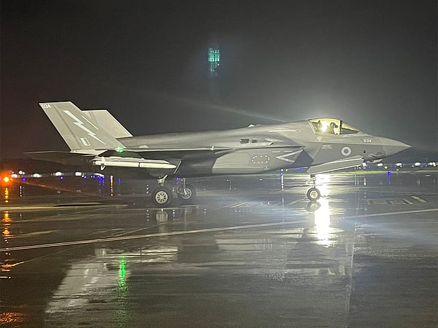 British F-35B fighter jet stranded at a Kerala airport awaits repairs