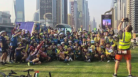 Sheikh Zayed Road turns into a sea of bikes for Dubai Ride 2025