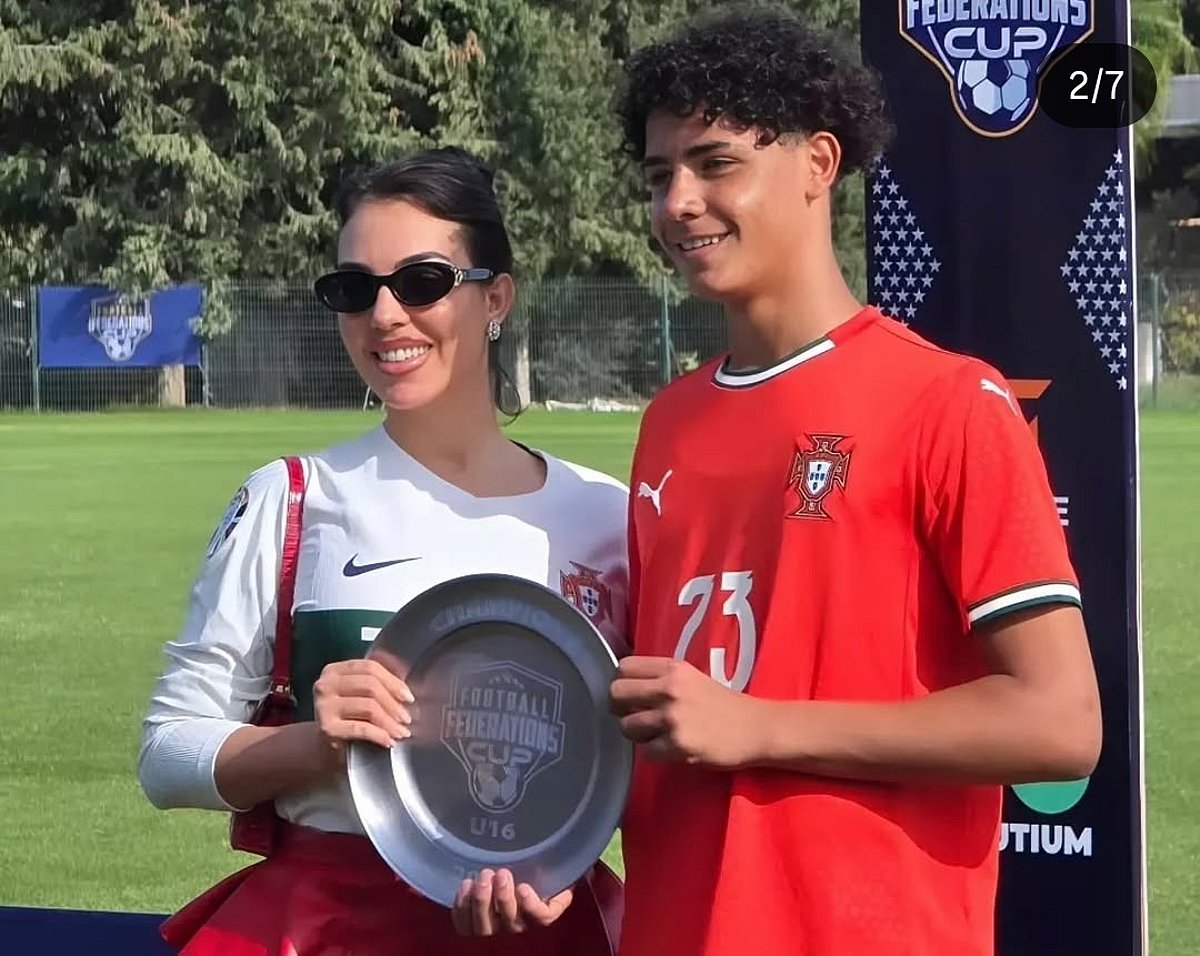 Ronaldo Jr Lifts First Trophy With Portugal U16 As Family Watches ronaldo-jr-lifts-first-trophy-with-portugal-u16-as-family-watches