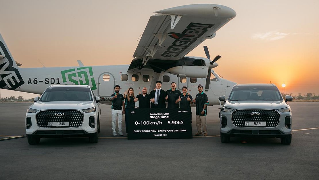 Racing against an aircraft, Chery TIGGO9 CSH achieves 0-100km/h ...