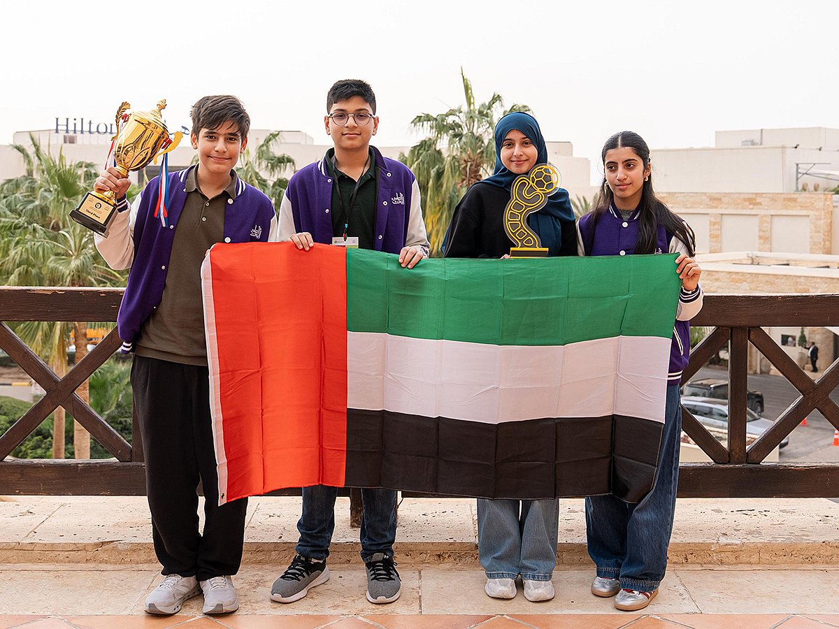 UAE wins the Robotics Olympiad in Jordan and tops the Arab world