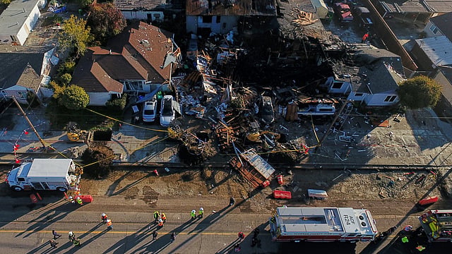 Shocking video: US gas explosion rips house apart, 6 taken to hospital