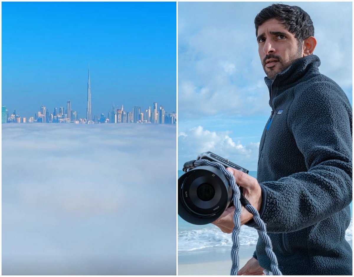 Hamdan Al Rind Sheikh Hamdan Captures Dubai's Foggy Beauty in Stunning Instagram Video