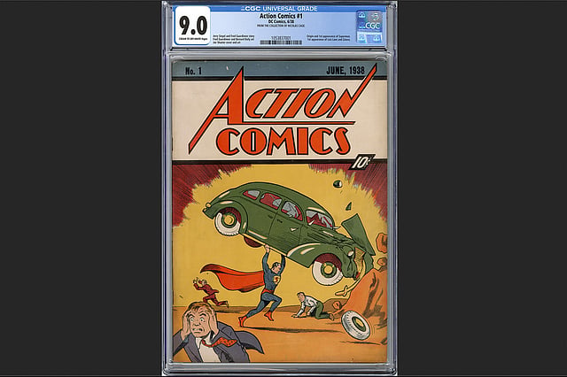 Rare copy of the comic book that introduced the world to Superman sells ...