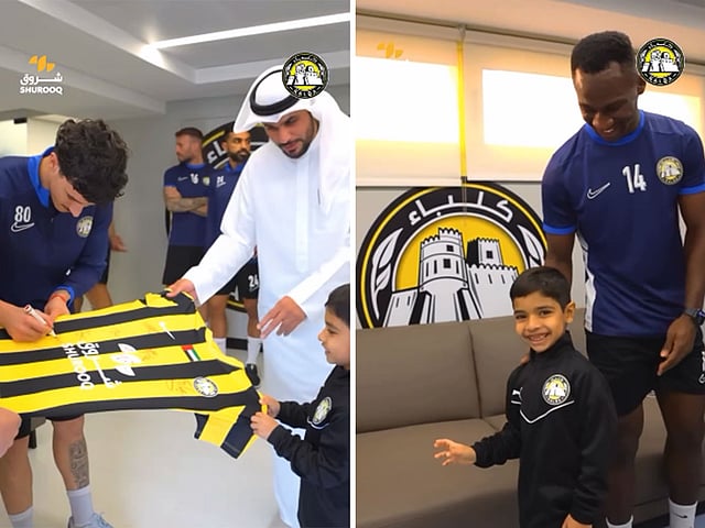 Kalba FC celebrates young fan's loyalty with heartwarming tribute