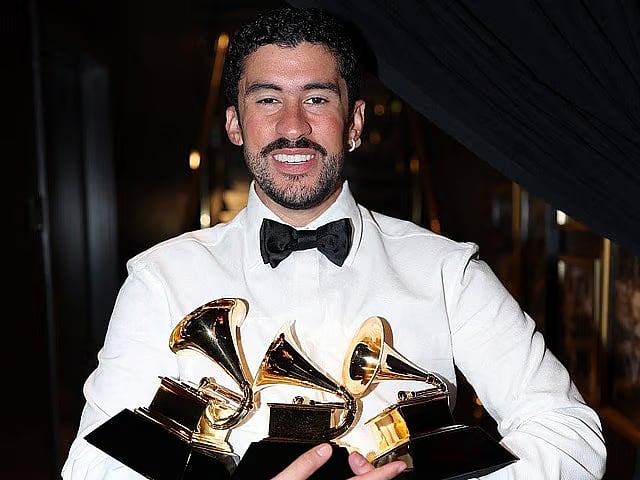 Bad Bunny with Grammy Awards
