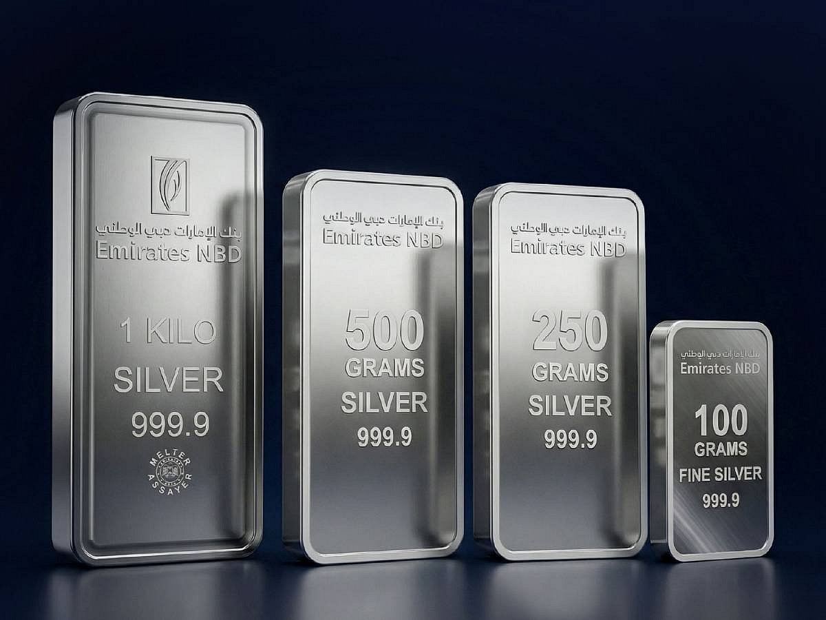 Emirates NBD launches branded silver bars amid growing demand