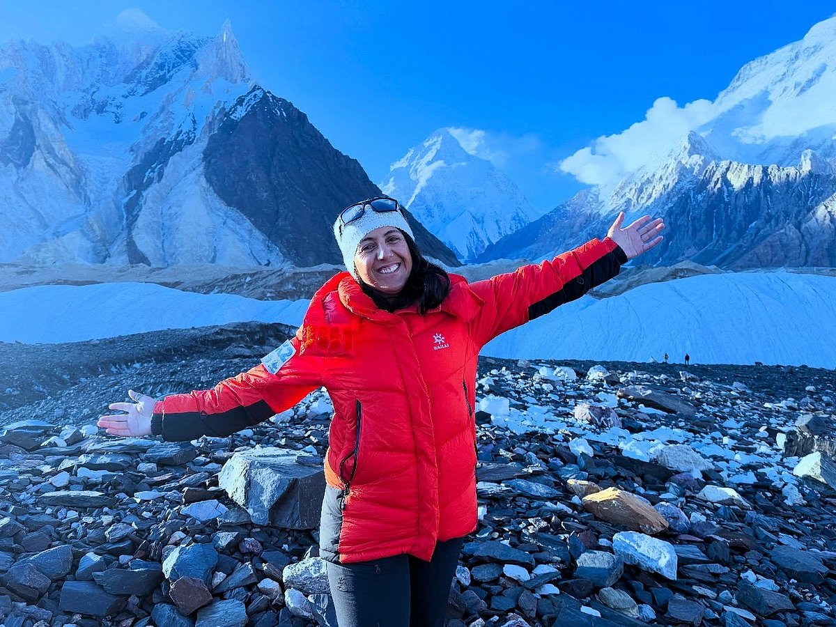 Pakistan's Trailblazer Samina Baig Motivates Young Climbers in Dubai