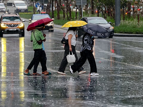 UAE Weather Alert: Heavy Rain, Strong Winds and Dust Reduce Visibility ...