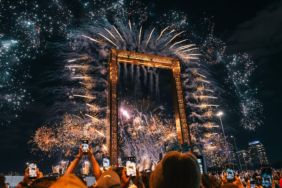 Eid fireworks in Dubai